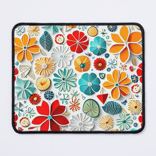 Item preview, Unleash Your Imagination: Explore the World of 3D Kirigami Designs Seamless Vector Flowers Pattern - Premium Design designed and sold by Jisoo Flowers.