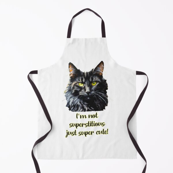 Item preview, I am not superstitious, just super cute! designed and sold by OCNau.