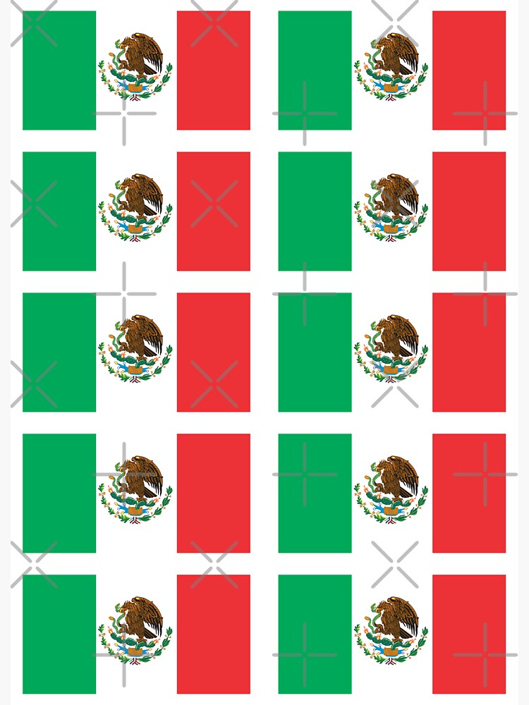 mexico-flag-official-set-pack-10-sticker-by-tetete-redbubble for Free Printable Mexico Flag Printable Mexico Flag Official Set Pack 10