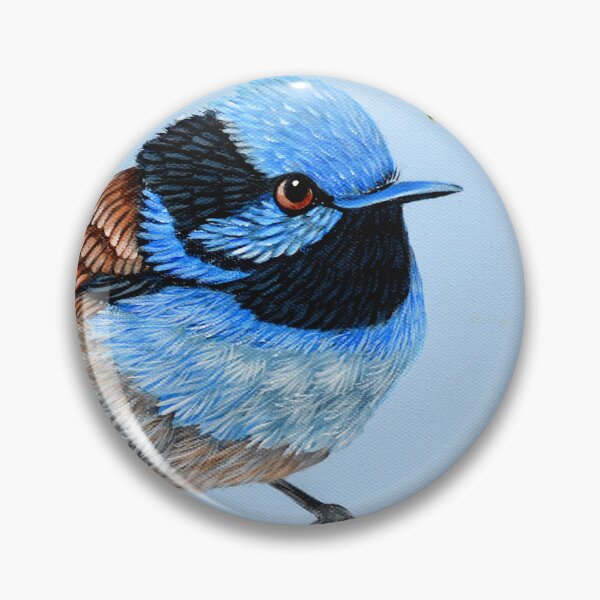 Item preview, Fairy Wren Charm designed and sold by Linda Callaghan.