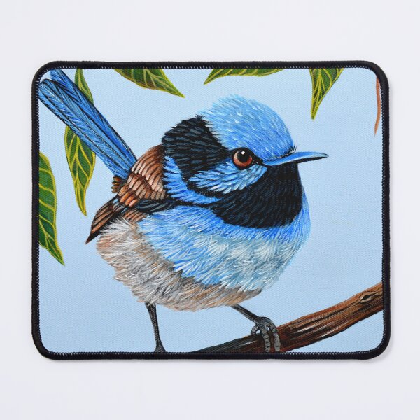 Item preview, Fairy Wren Charm designed and sold by Linda Callaghan.