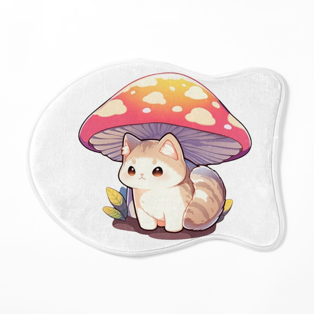 Adorable Cartoon Cat Bedside Rug - Bee