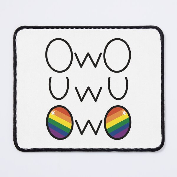 Item preview, OwO Rainbow Pride designed and sold by lintastically.