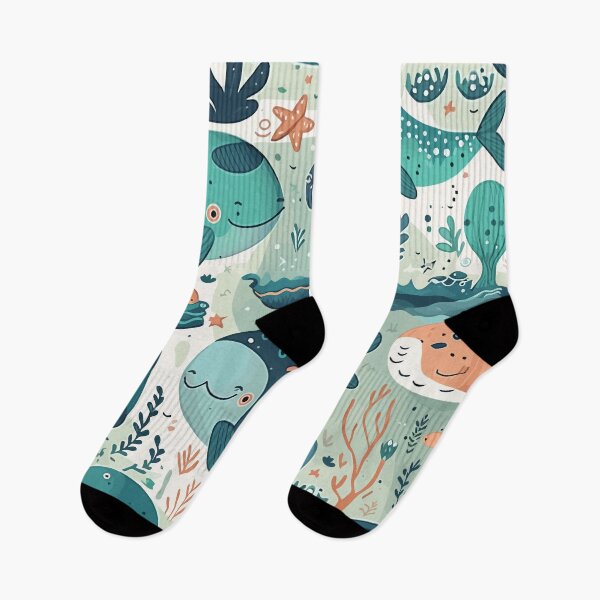Item preview, Cute Sea patterns designed and sold by Amir Faysal.