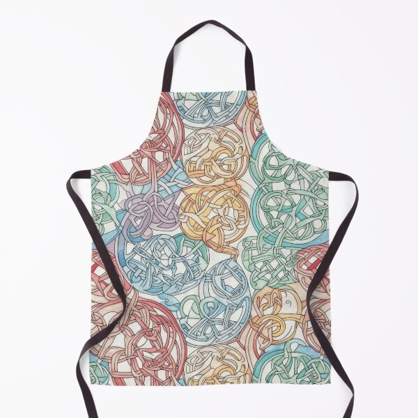 Item preview, "Celtic Doodle Knots" - Playful Doodle Style Celtic Knotwork with Warm and Cool Tones designed and sold by stateofhuman.