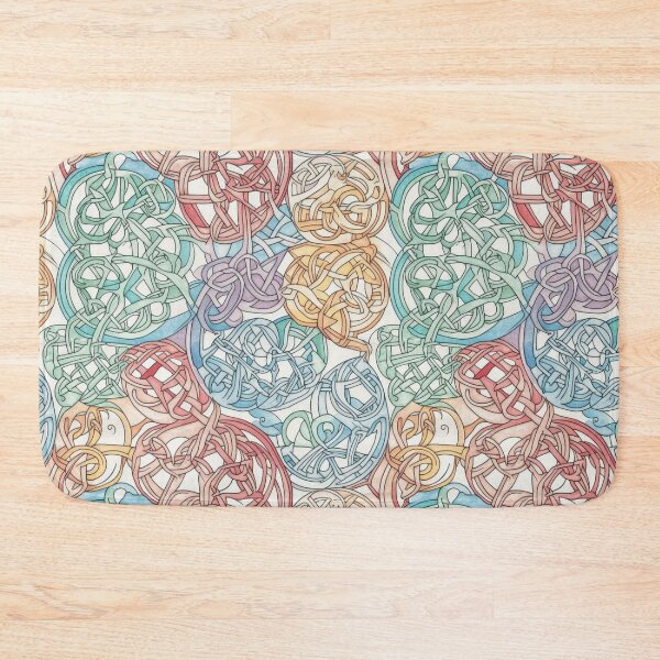 Item preview,  "Celtic Doodle Knots" - Playful Doodle Style Celtic Knotwork with Warm and Cool Tones designed and sold by stateofhuman.