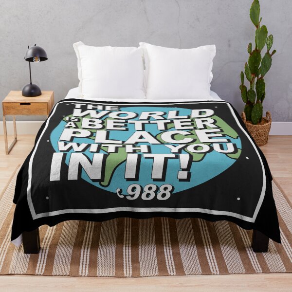 Item preview, THE WORLD IS A BETTER PLACE WITH YOU IN IT! [whiteartwork] designed and sold by Arial Fier.