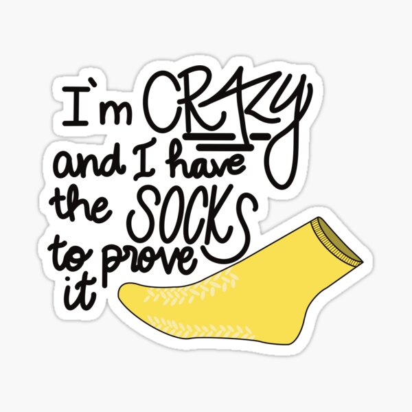 Grippy Sock Vacation Sticker for Sale by Destinyab97