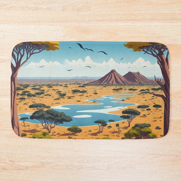 Item preview, The Serengeti National Park designed and sold by fleurdesignart.