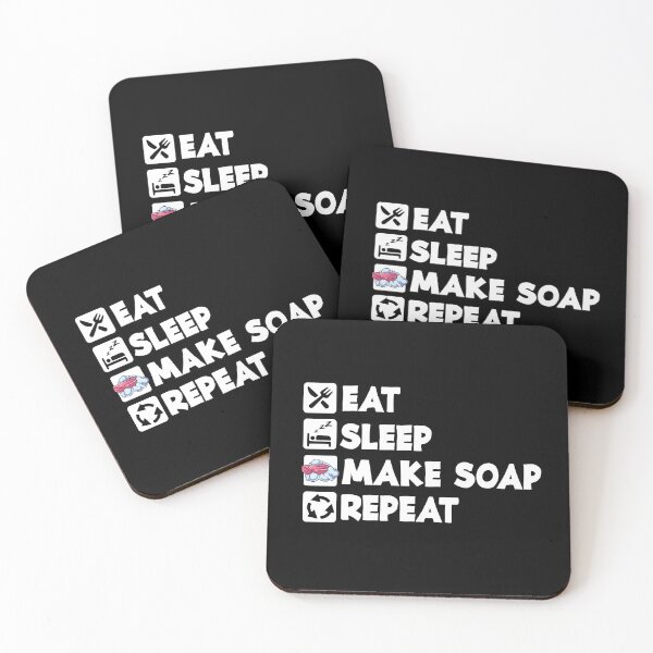Item preview, Eat Sleep Repeat Soap Washing Soap Making Cleaning designed and sold by Pubi.