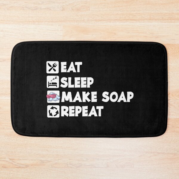 Item preview, Eat Sleep Repeat Soap Washing Soap Making Cleaning designed and sold by Pubi.