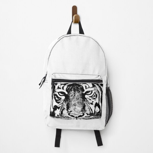 Item preview, Closed up black and white tiger face. designed and sold by Jayjaynaenae.