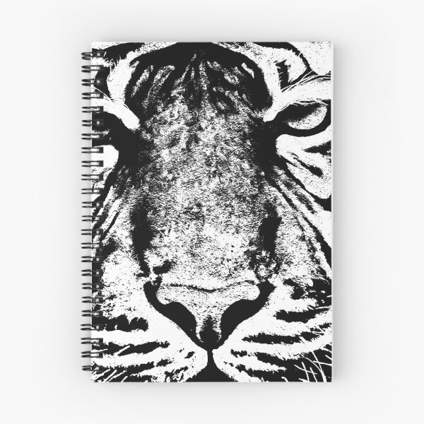 Item preview, Closed up black and white tiger face. designed and sold by Jayjaynaenae.