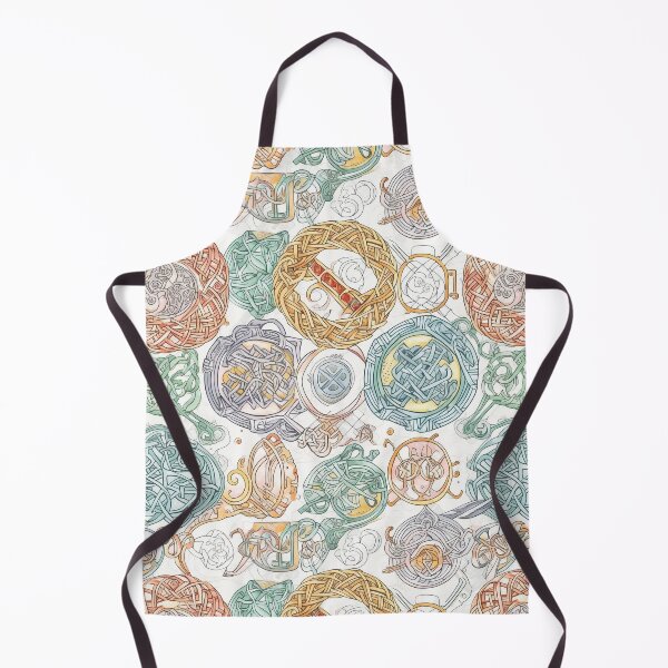 Item preview, "Celtic Doodle Knots var. 1" - Playful Doodle Style Celtic Knotwork with Warm and Cool Tones designed and sold by stateofhuman.