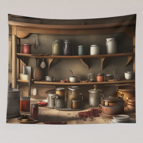 Item preview, Vintage Kitchen Shelf 01 designed and sold by tpixx.