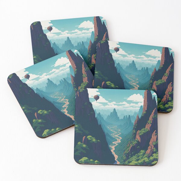 Item preview, Parque Forestal Nacional de Zhangjiajie designed and sold by fleurdesignart.