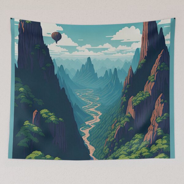 Item preview, Parque Forestal Nacional de Zhangjiajie designed and sold by fleurdesignart.