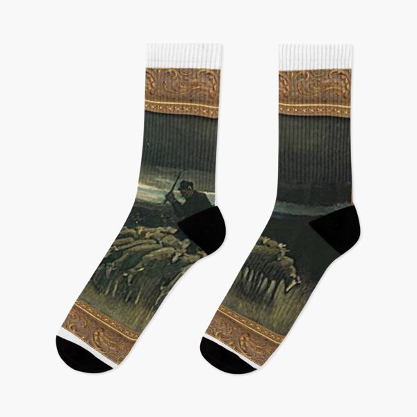 Item preview, Shepherd with Flock Print designed and sold by charleswalket.