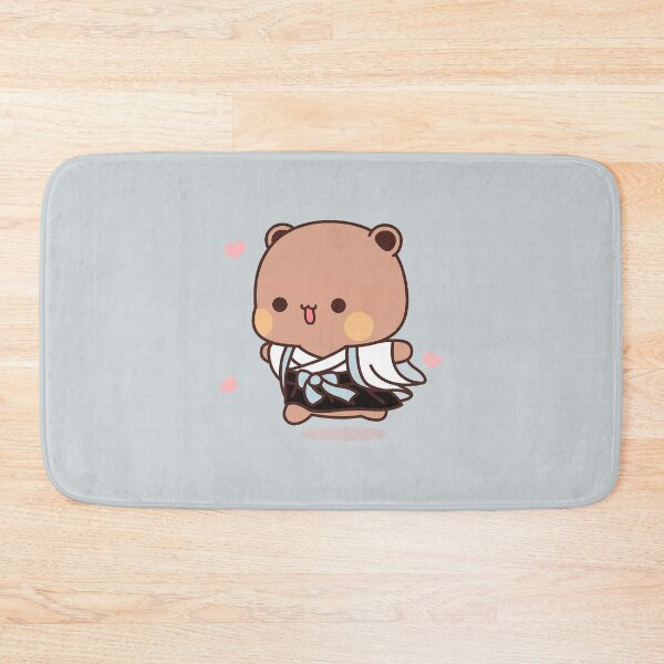 Item preview, Bubu Bear | Bubu Bear Running | Bubu and Dudu Sticker Sticker designed and sold by valeriehsin.