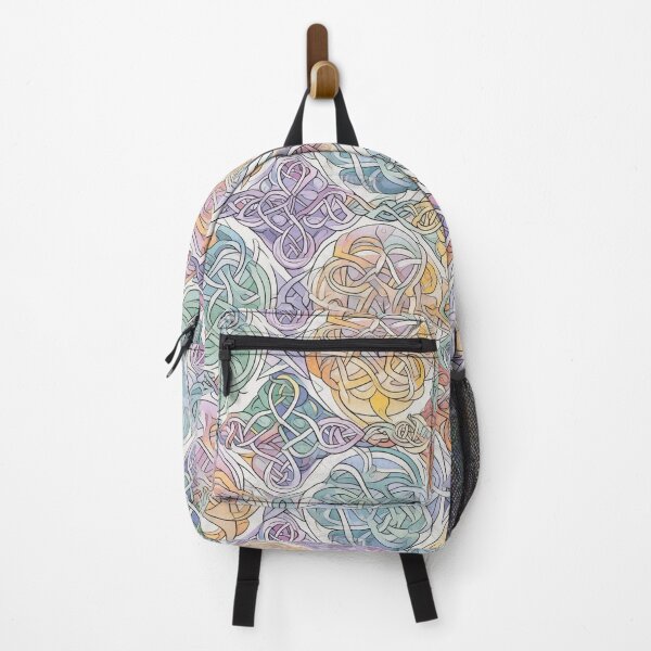 Item preview, "Pastel Perfection" - Celtic Knotwork with Dreamy Pastel Colors in Colored Pencil designed and sold by stateofhuman.