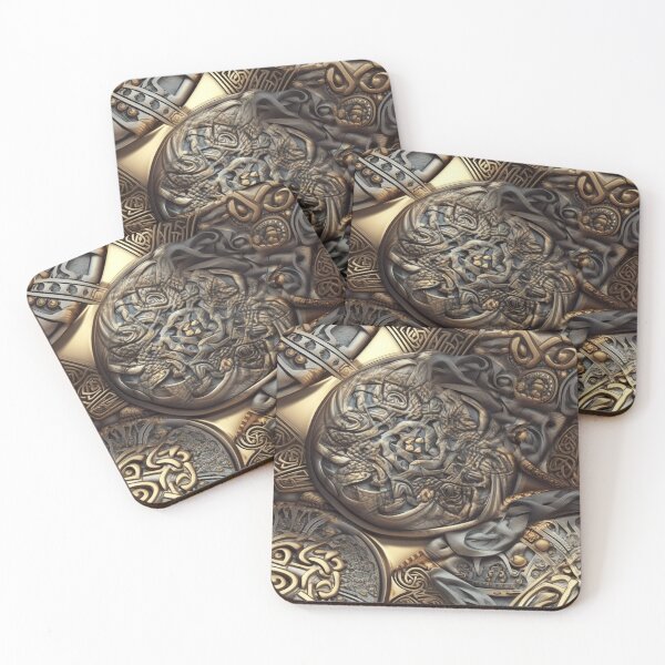 Item preview, Golden Echoes - 3D Celtic Designs Brought to Life in Gleaming Metals designed and sold by stateofhuman.