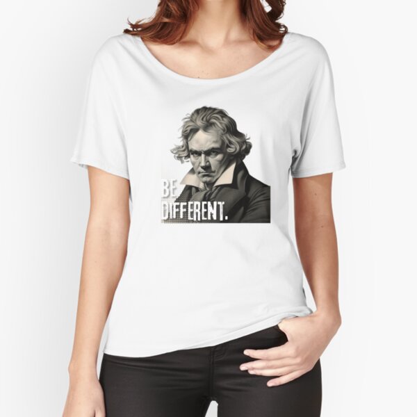 Item preview, Beethoven portrait 'be different' designed and sold by Journeyfunds.