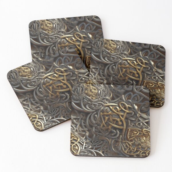 Item preview, Golden Echoes2 - 3D Celtic Designs Brought to Life in Gleaming Metals designed and sold by stateofhuman.