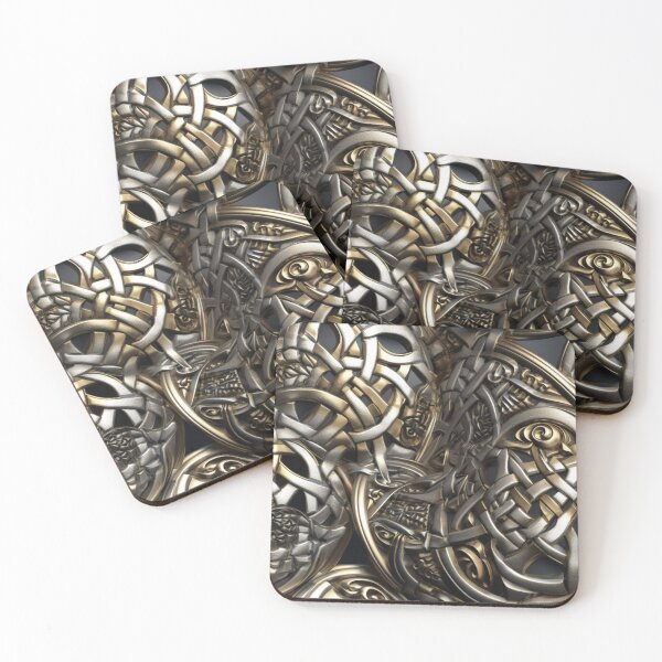 Item preview, Golden Echoes3 - 3D Celtic Designs Brought to Life in Gleaming Metals designed and sold by stateofhuman.