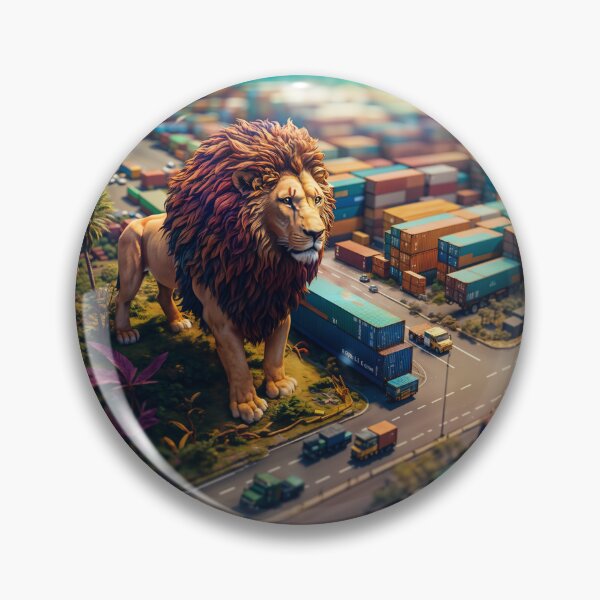 Item preview, Tilt Shift Lion designed and sold by berubettoart.