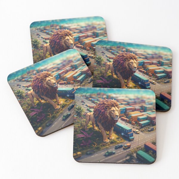 Item preview, Tilt Shift Lion designed and sold by berubettoart.