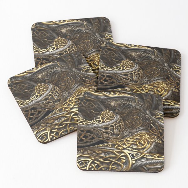 Item preview, Golden Echoes5 - 3D Celtic Designs Brought to Life in Gleaming Metals designed and sold by stateofhuman.