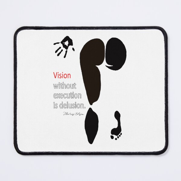 Item preview, Vision without execution is delusion. designed and sold by Beerokrata.