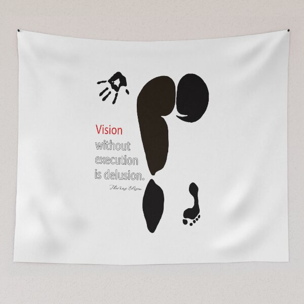 Item preview, Vision without execution is delusion. designed and sold by Beerokrata.