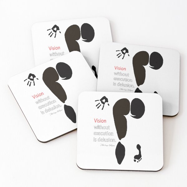 Item preview, Vision without execution is delusion. designed and sold by Beerokrata.