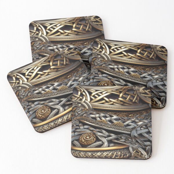 Item preview, Golden Echoes7 - 3D Celtic Designs Brought to Life in Gleaming Metals designed and sold by stateofhuman.