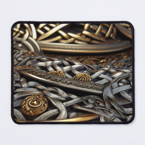 Artikelvorschau, Golden Echoes7 – keltische 3D-Designs, die in glänzenden Metallen zum Leben erweckt werden entworfen und verkauft von stateofhuman.