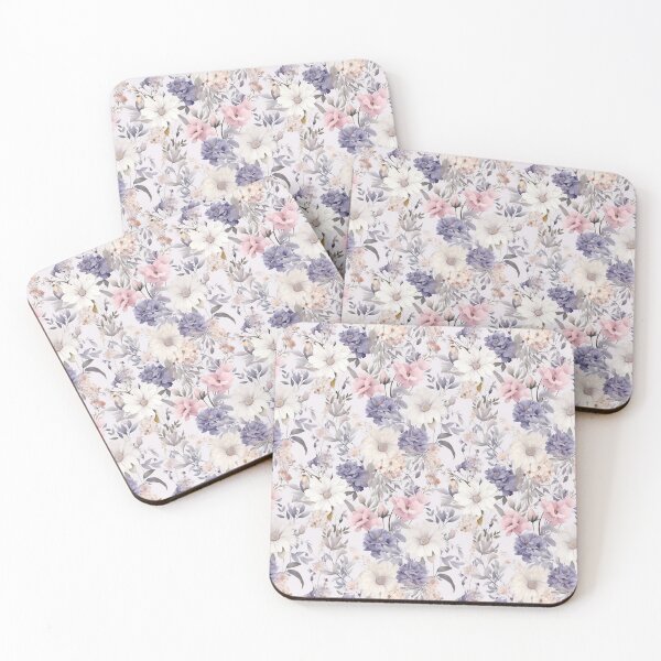 Item preview, Subtle Beauty: Delicate Watercolour Blooms in Soft Lilac designed and sold by SynthPrint.