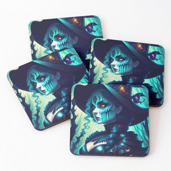 Item preview, Cool witch in black hat designed and sold by MadinaFatt.