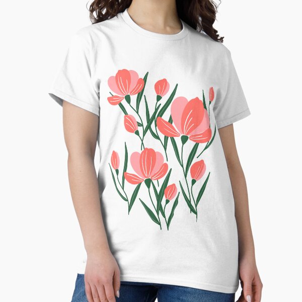 Vista previa del artículo con la obra «FLORES ROSAS DINUJO ARTE», diseñado y vendido por roofrias.