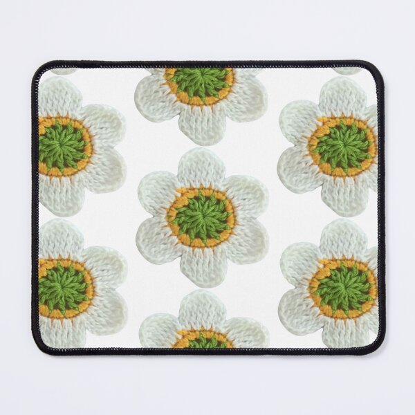 Item preview, Crochet white daisy flower designed and sold by Sasidenidesign.