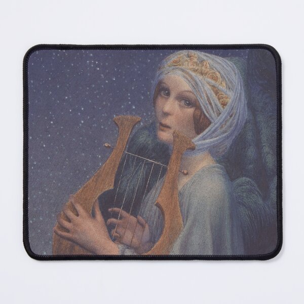 Item preview, Carlos Schwabe, Femme lyre designed and sold by NouveauEra.