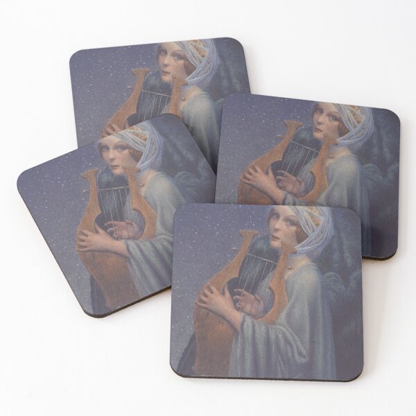 Item preview, Carlos Schwabe, Femme lyre designed and sold by NouveauEra.