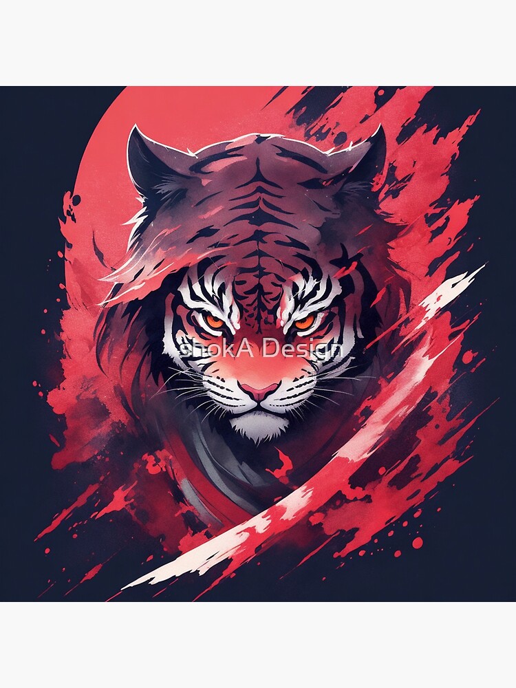 tiger ninja warrior | Sticker