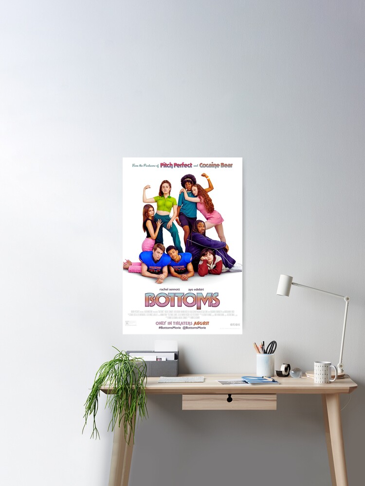 Poster, Bottoms Movie Poster | Lesbian Comedy | Queer Movie designed and sold by Everyday Inspiration