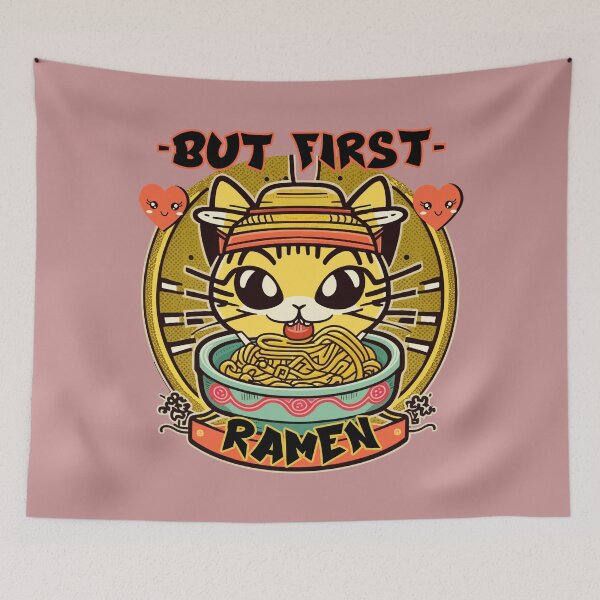 Item preview, But First Ramen designed and sold by RockBeeDesigns.
