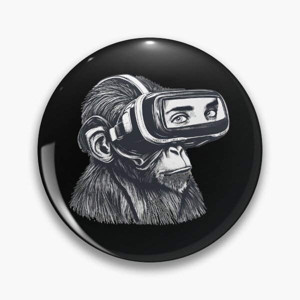 Item preview, Virtual Primate: Monkey in AR/VR Wonderland designed and sold by ciaobebo.