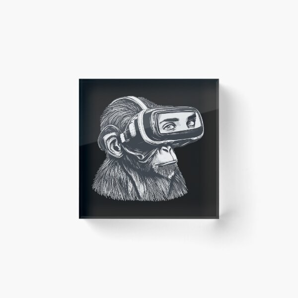 Item preview, Virtual Primate: Monkey in AR/VR Wonderland designed and sold by ciaobebo.