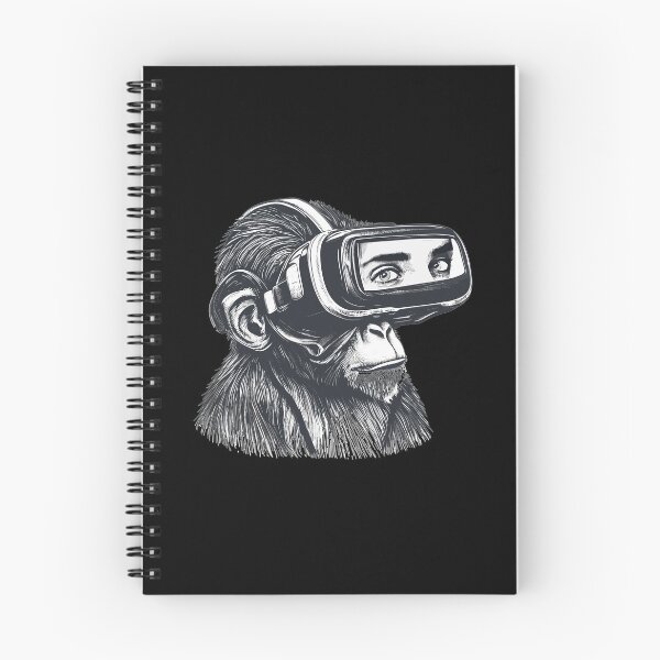 Item preview, Virtual Primate: Monkey in AR/VR Wonderland designed and sold by ciaobebo.