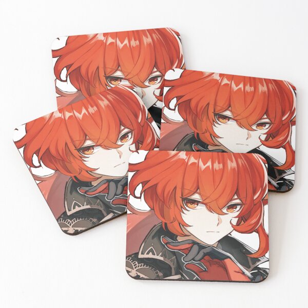Item preview, Diluc Genshin Impact designed and sold by bashhonkdesign.