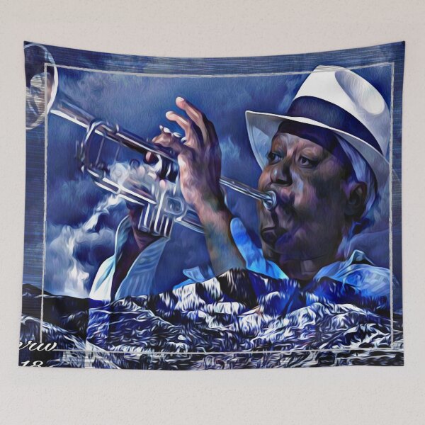 Item preview, Trumpet Player Kermit Ruffins designed and sold by natnat7w.